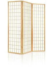 [Artiss] 3 Panel Room Divider Screen 131x179cm in Natural