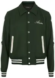 Amiri Bones Logo Wool-blend Jacket - Green - 50 (IT50 / L) 50 (IT50 / L)