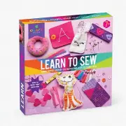 Stitch & Create: Fun Sewing Kit for Kids - 7 Projects, Reusable Materials, Learn