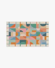 90' x 150' | Machine Washable Runner Rug | Kid & Pet Friendly | Indoor Rug | Jennie Multicolour Rug | Ruggable