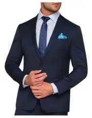 [Van Heusen] Tailored Suit Jacket in Navy