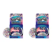 2x Crazy Aarons Thinking Putty Birthstone Trendsetters Kids Play Toy 10cm 3y+