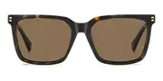 Polaroid PLD D556/C with Clip-on 086 Men's Glasses Tortoiseshell Size 54 - Private Health Rebate - Blue Light Block Available