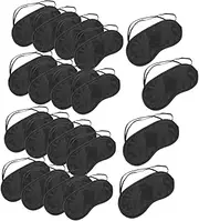 Mikinona 20Pcs Disposable Eye Masks Comfortable Blindfolds for Travel Home Lightweight Eye Covers for Sleep Soft Eye Shade Covers Individual Opp Bags for Light Sensitivity