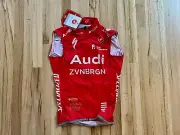 Audi Castelli Windstopper Vest - Red - Size X-Small