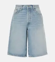 [Re/Done] Re/Done Skater denim Bermuda shorts 23 blue