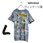Overseas limited vintage style Nirvana Nirvana large band t-shirt #5610e2