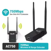 AC750 WiFi Range Extender WiFi Booster Repeater Dual Band 2.4GHz/5GHz 750Mbps
