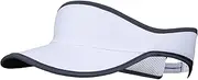 [NICEYEA] Sports Sun Hat Women and Men Ultralight Sun Protection Summer Ultralight Breathable Sports Hat Beach Hat Sports Hat Golf Tennis Hat, White, 50-62