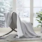 Heated Throw Blanket - Reversible Fleece to Sherpa Electric Blanket, Fast Heatin