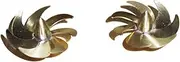 Pexorin Marine Diameter 22mm 7 Blades Propeller Aperture 2mm Metal Paddle Reverse Positive Props, for RC Simulation Boat Submarine Model Remote Control Boat Propeller(1pair)