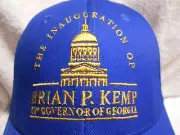 NEW Blue/Gold Adjustable Hat From Inauguration Of Georgia Governor Brian Kemp