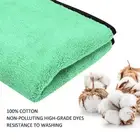 (Green Gray)Cotton Fishing Towel Thickening Water Absorption Double Sided C HT