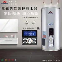 在飛比找露天拍賣優惠-台灣製造 首創 鍵順三菱電熱水器 8加侖 掛式 數位化 無線