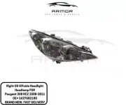 Right OS Offside Headlight Headlamp For Peugeot 308 RCZ 2008-2011 OE= 1627682180