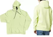 TOMMY HILFIGER Men's Essential Solid Popover Hoodie, Green Lime [XXL]