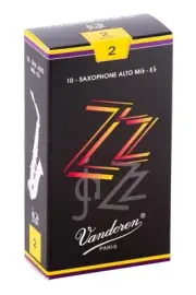 Vandoren Alto Saxophone Reed ZZZ Hardness: 2 (10 pieces)