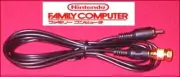 6Ft RCA Video Cable & GOLD RF Coax TV Adapter for Japanese Famicom System NEW