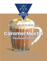 FNG Coffees-Caramel Mocha-DECAF- Ground or Whole Bean- 16 oz