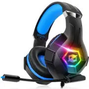 Gaming Headset for PC, Ps4, Ps5, Xbox Headset with 7.1 Surround Sound, Gaming...