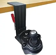 Desk Mount for Racing Sim Shifter Compatible with Logitech G Driving Force Shifter and Thrustmaster TH8S & TH8A Shifter-Enduring Metal Desk Mount for Racing Wheel Driving Game Shifter