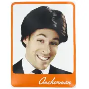 Brown Anchorman Wig With Swept Fringe Pk 1
