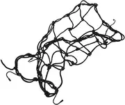 CLISPEED Heavy Duty Elastic Cargo Net for Motorcycle and Cart Durable Bungee Netting for Secure Storage for Camping and Outdoor Use