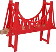 Zerodeko Wooden Train Bridge Creative Accessory for Compatible with Major Wooden Train Systems for Home and School Play Inspires Imagination and Versatile Combinations