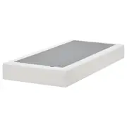 LYNGÖR slatted mattress base, white, Single