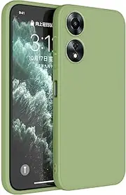 [Topme] Mobile Phone Case for Oppo A78 5G 6.56 Inch Case Protective Cover TPU Silicone Case Matcha Green