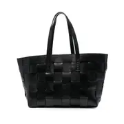 [Dragon Diffusion] Dragon Diffusion Woven Leather Tote Bag ONE SIZE BLACK