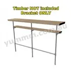 Rustic Industrial Iron Pipe Bar Dinning Bistro Club Table Legs Brackets DT029B