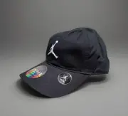 Nike Air Jordan Boys' YOUTH Black Snapback Baseball Cap White Jumpman Logo OSFM