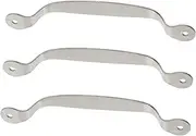 IWOWHERO Butchers Block Handles Set of 3 Stainless Steel Handles for Kitchen Cutting Boards