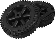 Toddmomy 6-inch Bbq Grill Wheels Set of 2 Replacement Kit for Grill Cart Swivel Wheels High Load Capacity