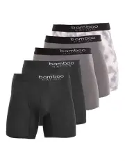[Bamboo Nation] Bamboo Jocks Underwear Anti Chafe 5 Pack in Multi
