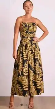 BRAND NEW PASDUCHAS ELODY ROUCHE MIDI DRESS SZ 6 RRP $380