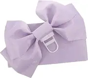 [LIFKOME] Japanese Kimono Yukata Girdle Rattan Braided Belt Tie Belts Woman Kimonos Waistband Cowboy Belt Fabric Belts for Women Elastic Belt Women Kimonos for Women Bow Belt Violet Cloth