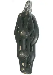 NAUTOS 95301 - BLOCK PLAIN 45 MM - FIDDLE SWIVEL WITH BECKET - SAILBOAT