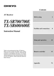 Onkyo TX-SR700 Tuner Owners Manual