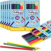 Aigybobo 12 Pack Colored Pencils Bulk