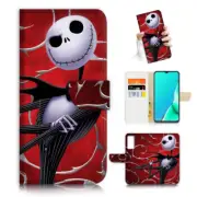 ( For Vivo Y22s ) Wallet Flip Case Cover AJ24581 Nightmare Christmas
