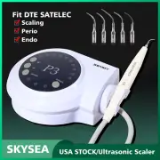 Portable Dental Ultrasonic Scaler with Handpiece + 5*Tips Fit DTE SATELEC CN