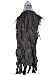 Scary Skeleton Hanging Animated Halloween Decoration