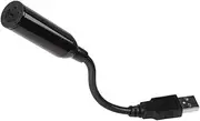 KONTONTY Mini USB Microphone for PC Portable Noise Cancelling Condenser Mic for Laptop Desktop for Video Conferencing Online Chatting Gaming and Recording Black