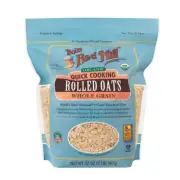 Organic Quick Cooking Rolled Oats 32 Oz(Case Of 4)