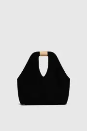 Millie Suede Bag in Black - CAMILLA AND MARC® C&M