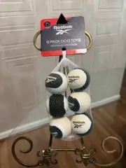 Reebok Brand New Dog Toy Fetch Set Of 6 ball
