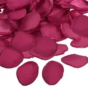 200 Pcs Silk Rose Petals, Artificial Flower Fake Rose Petals Rose Red