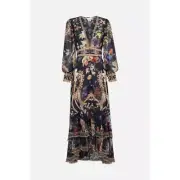 camilla long button front dress pycright Small